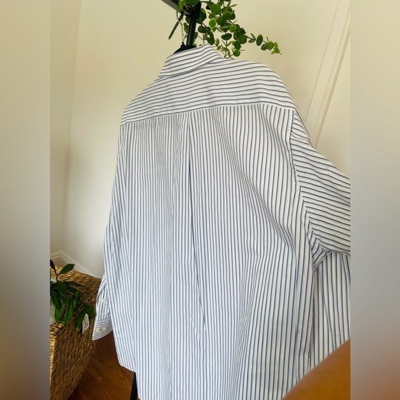 Michael Kors cotton button up stripe shirt - Picture 2 of 11
